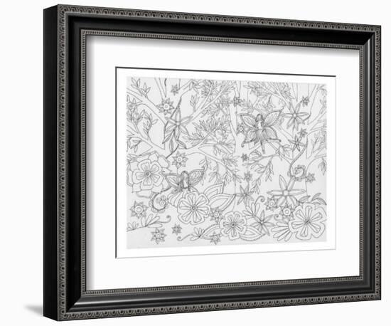 Fairy Floral-Pam Varacek-Framed Premium Giclee Print