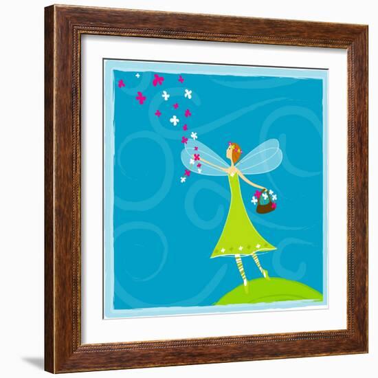 Fairy Flowers-null-Framed Giclee Print