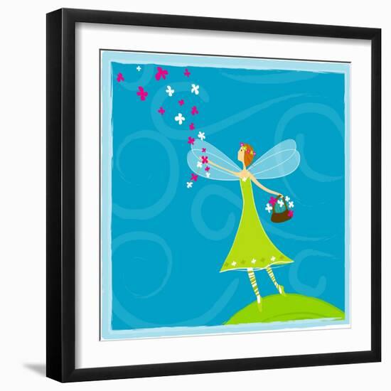 Fairy Flowers-null-Framed Giclee Print