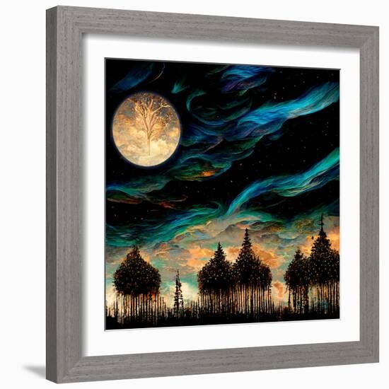 Fairy Forest III-null-Framed Giclee Print