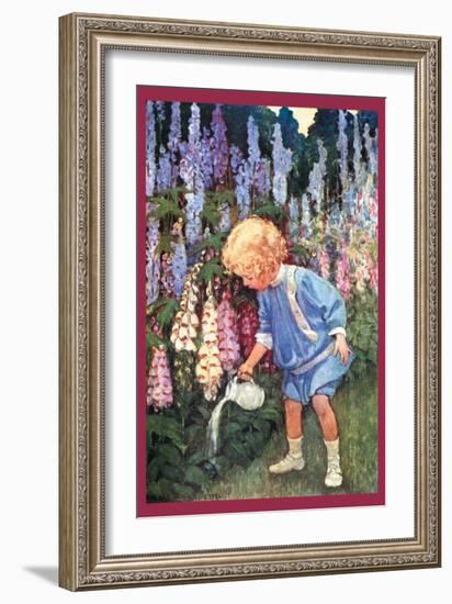 Fairy Gardens-Jessie Willcox-Smith-Framed Art Print