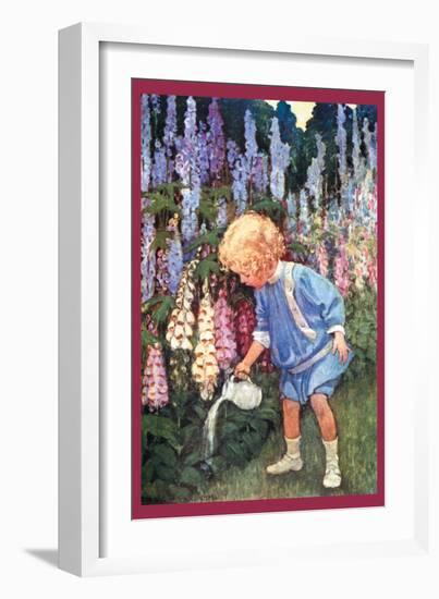 Fairy Gardens-Jessie Willcox-Smith-Framed Art Print