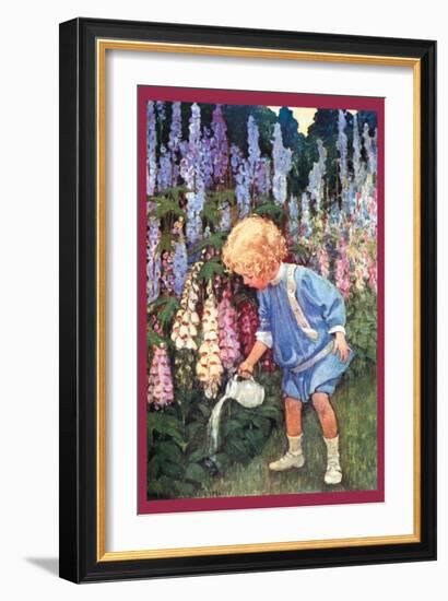 Fairy Gardens-Jessie Willcox-Smith-Framed Art Print