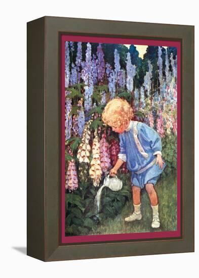 Fairy Gardens-Jessie Willcox-Smith-Framed Stretched Canvas