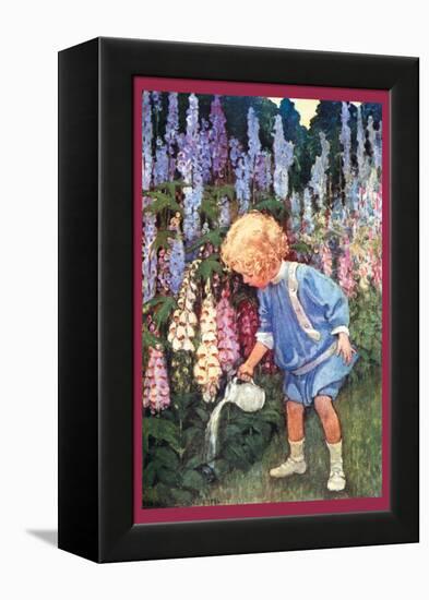 Fairy Gardens-Jessie Willcox-Smith-Framed Stretched Canvas