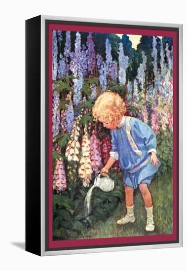 Fairy Gardens-Jessie Willcox-Smith-Framed Stretched Canvas