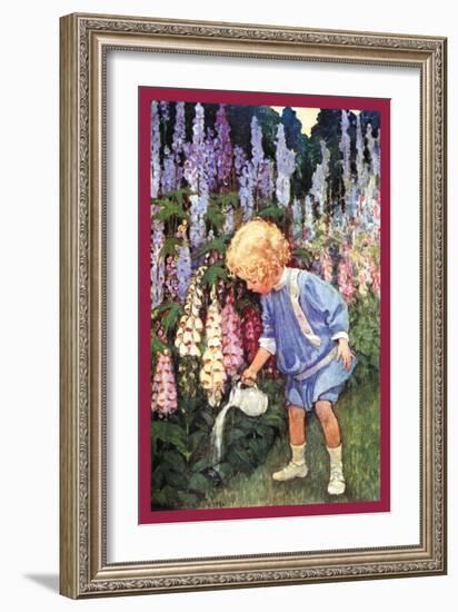 Fairy Gardens-Jessie Willcox-Smith-Framed Art Print