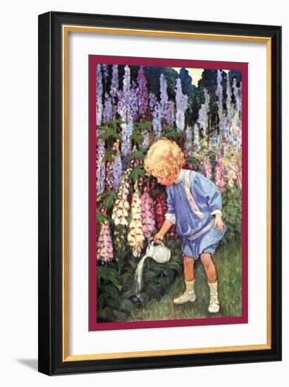 Fairy Gardens-Jessie Willcox-Smith-Framed Art Print