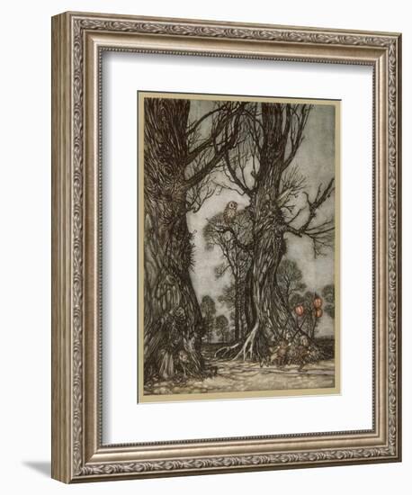 Fairy Lantern Bearers-Arthur Rackham-Framed Photographic Print