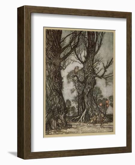 Fairy Lantern Bearers-Arthur Rackham-Framed Photographic Print