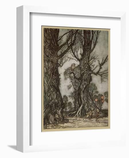 Fairy Lantern Bearers-Arthur Rackham-Framed Photographic Print