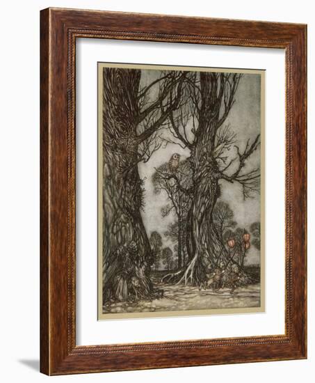 Fairy Lantern Bearers-Arthur Rackham-Framed Photographic Print