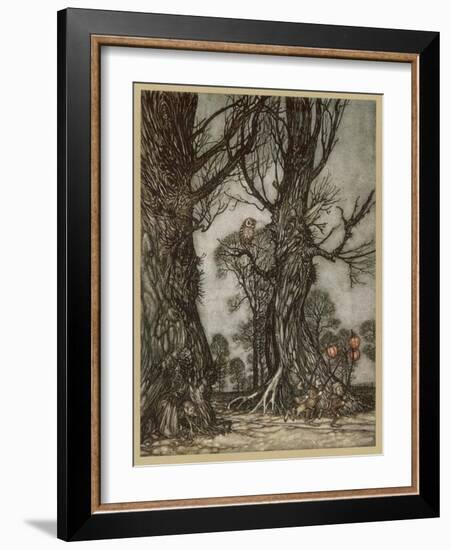 Fairy Lantern Bearers-Arthur Rackham-Framed Photographic Print