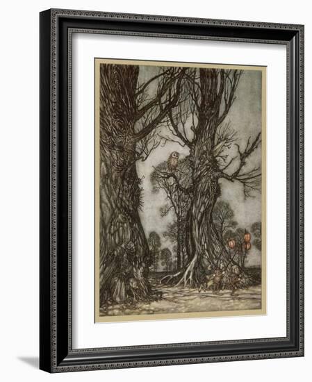 Fairy Lantern Bearers-Arthur Rackham-Framed Photographic Print