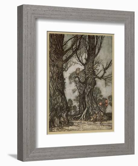 Fairy Lantern Bearers-Arthur Rackham-Framed Premium Photographic Print