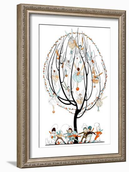 Fairy Lanterns - Child Life-Annette Cremin-Framed Giclee Print