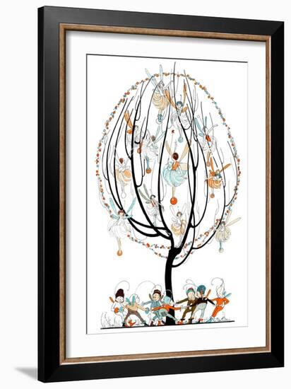 Fairy Lanterns - Child Life-Annette Cremin-Framed Giclee Print