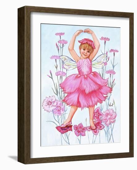 Fairy of the Pinks-Judy Mastrangelo-Framed Giclee Print