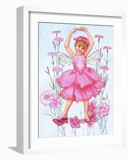 Fairy of the Pinks-Judy Mastrangelo-Framed Giclee Print