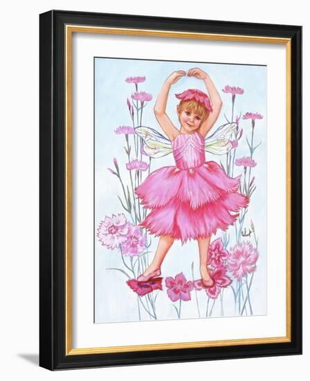 Fairy of the Pinks-Judy Mastrangelo-Framed Giclee Print