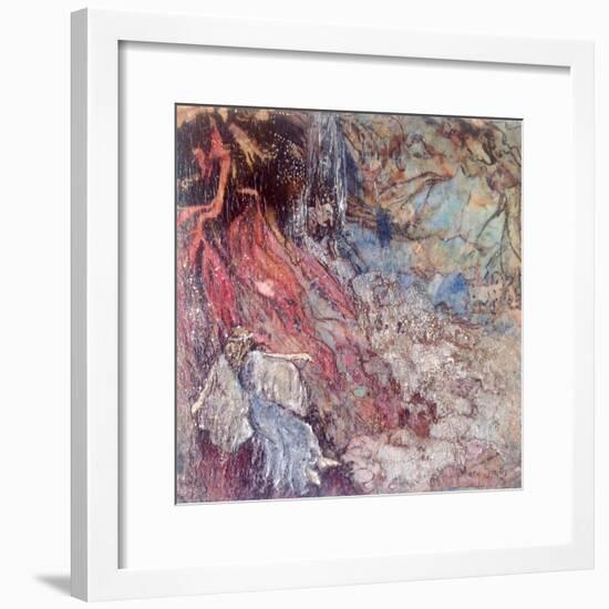 Fairy passing the Hobgoblin's lair-Mary Smith-Framed Giclee Print