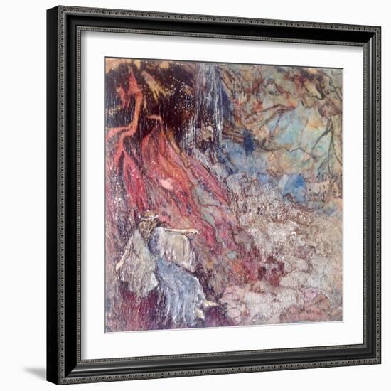 Fairy passing the Hobgoblin's lair-Mary Smith-Framed Giclee Print