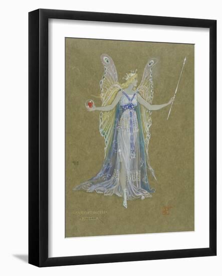 Fairy Princess, 19th Century-Walter Crane-Framed Giclee Print