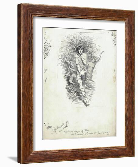 Fairy Queen from 'The Water-Babies' by Charles Kingsley-Edward Linley Sambourne-Framed Giclee Print