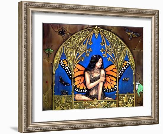 Fairy Queen of Insects-Jasmine Becket-Griffith-Framed Art Print