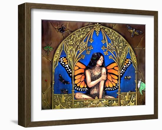 Fairy Queen of Insects-Jasmine Becket-Griffith-Framed Art Print