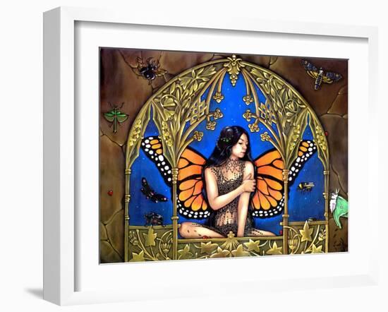 Fairy Queen of Insects-Jasmine Becket-Griffith-Framed Art Print