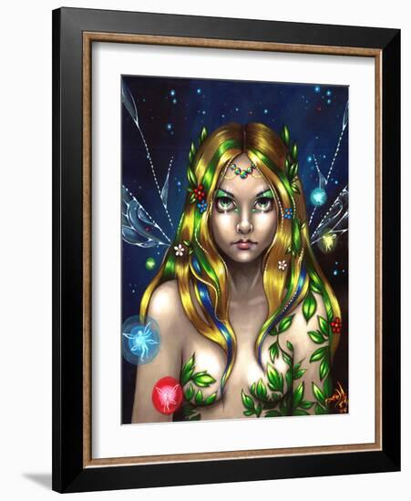 Fairy Queen Titania-Jasmine Becket-Griffith-Framed Art Print