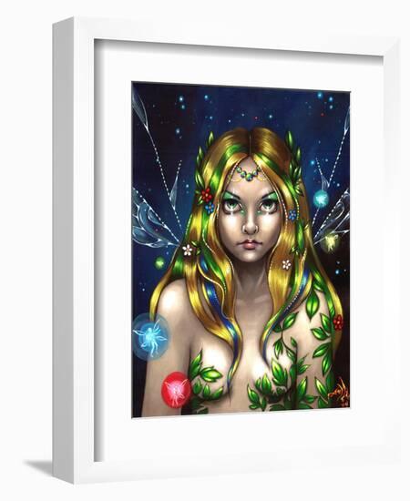 Fairy Queen Titania-Jasmine Becket-Griffith-Framed Art Print