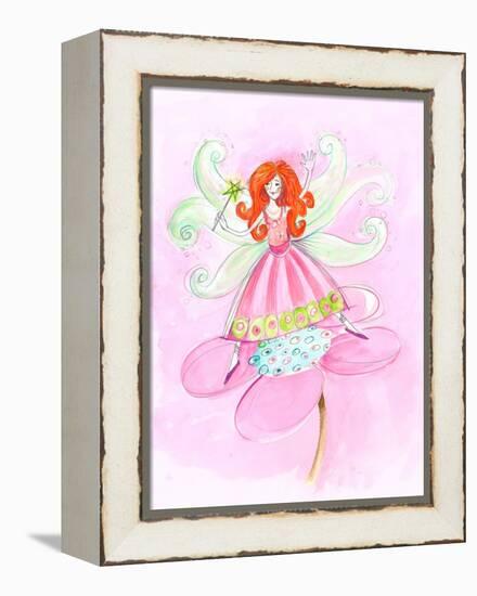 Fairy Red Hair-null-Framed Stretched Canvas