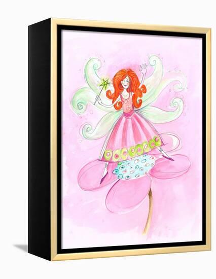 Fairy Red Hair-null-Framed Stretched Canvas