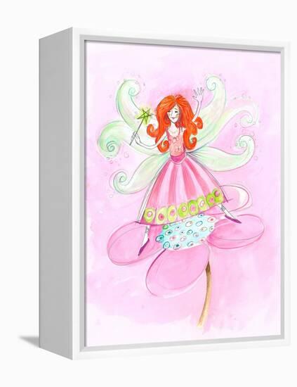 Fairy Red Hair-null-Framed Stretched Canvas