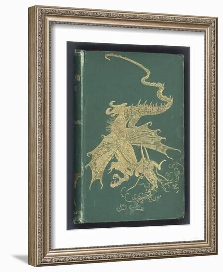 Fairy Rides a Gold Dragon-Henry Justice Ford-Framed Art Print