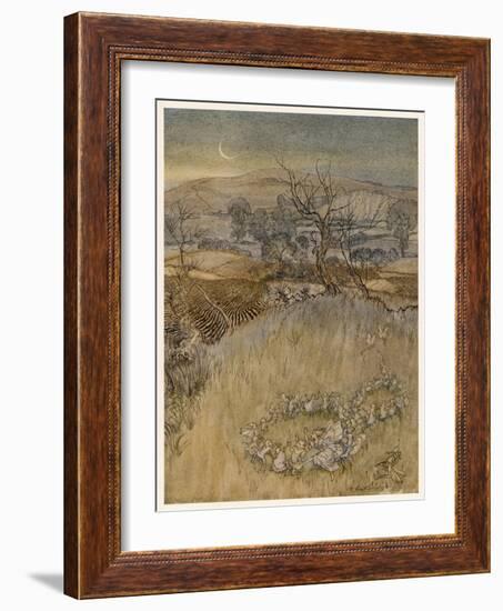 Fairy Ring-Arthur Rackham-Framed Art Print