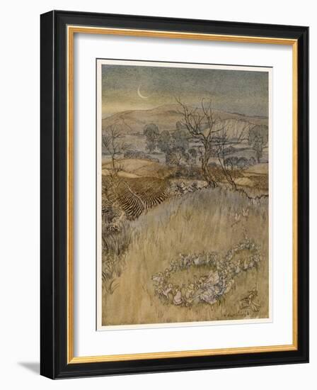 Fairy Ring-Arthur Rackham-Framed Art Print