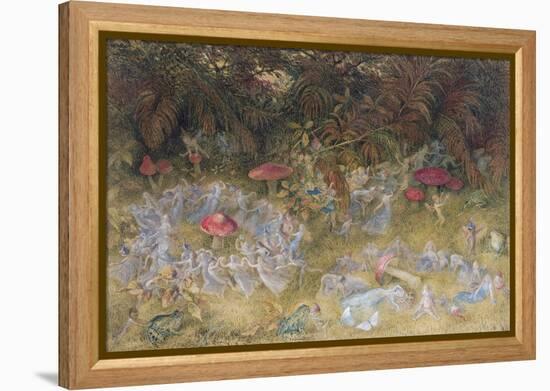 Fairy Rings and Toadstools, 1875-Richard Doyle-Framed Premier Image Canvas