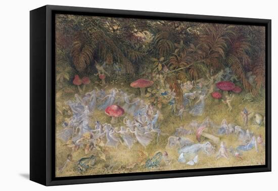 Fairy Rings and Toadstools, 1875-Richard Doyle-Framed Premier Image Canvas