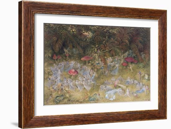 Fairy Rings and Toadstools, 1875-Richard Doyle-Framed Giclee Print