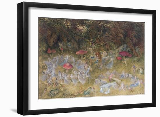 Fairy Rings and Toadstools, 1875-Richard Doyle-Framed Giclee Print