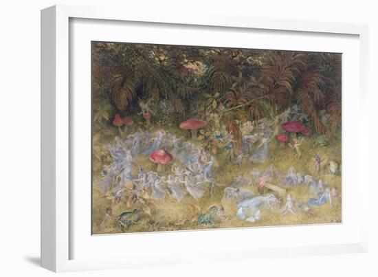 Fairy Rings and Toadstools, 1875-Richard Doyle-Framed Giclee Print