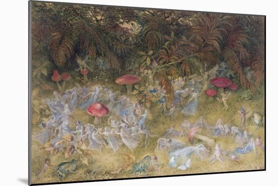 Fairy Rings and Toadstools, 1875-Richard Doyle-Mounted Giclee Print