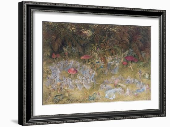 Fairy Rings and Toadstools, 1875-Richard Doyle-Framed Giclee Print