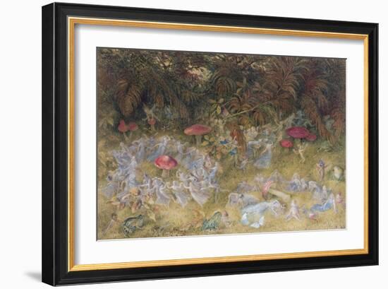 Fairy Rings and Toadstools, 1875-Richard Doyle-Framed Giclee Print