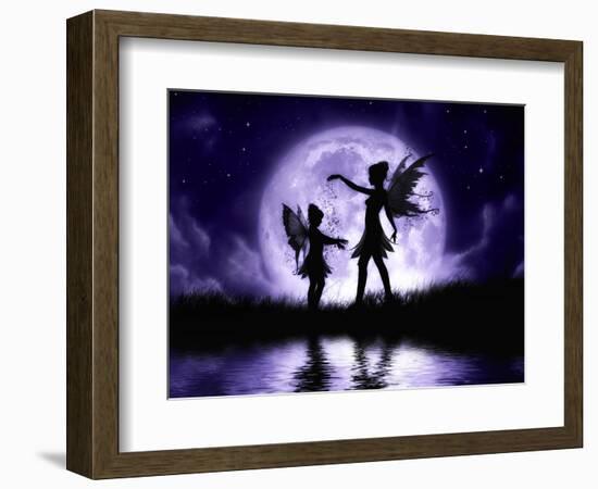 Fairy Sisters-Julie Fain-Framed Art Print