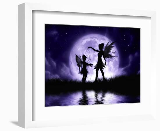 Fairy Sisters-Julie Fain-Framed Art Print