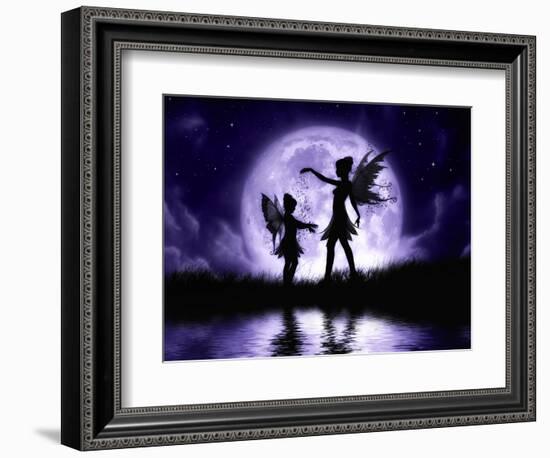 Fairy Sisters-Julie Fain-Framed Art Print